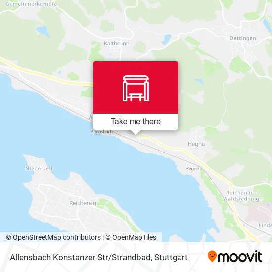 Карта Allensbach Konstanzer Str / Strandbad