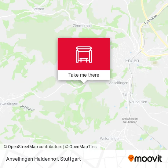Карта Anselfingen Haldenhof