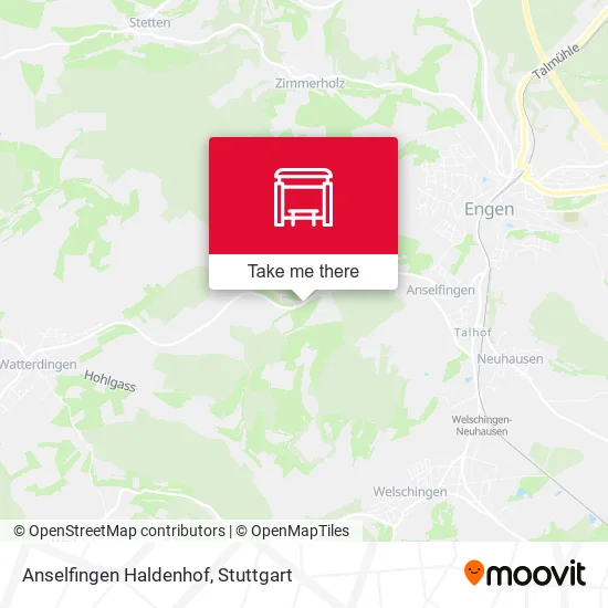 Карта Anselfingen Haldenhof