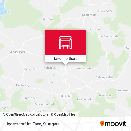 Карта Liggersdorf Im Tann