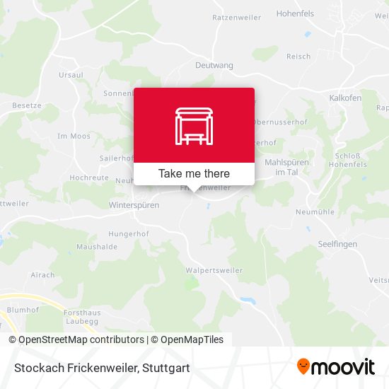Stockach Frickenweiler map