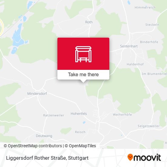 Liggersdorf Rother Straße map