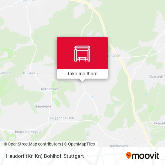 Heudorf (Kr. Kn) Bohlhof map