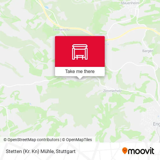Карта Stetten (Kr. Kn) Mühle