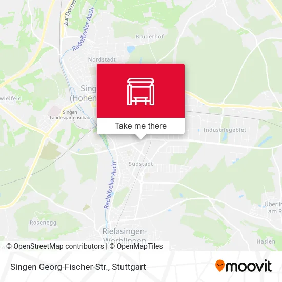 Карта Singen Georg-Fischer-Str.