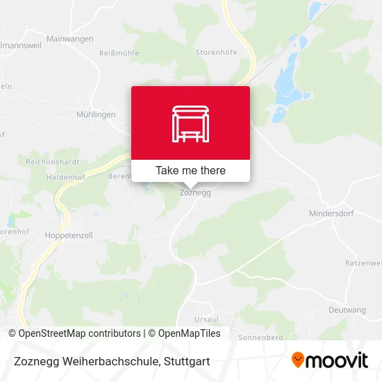 Карта Zoznegg Weiherbachschule