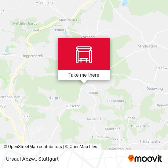 Ursaul Abzw. map