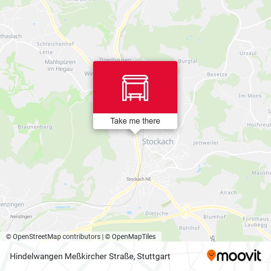 Hindelwangen Meßkircher Straße map