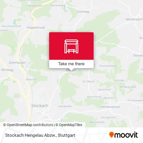 Stockach Hengelau Abzw. map