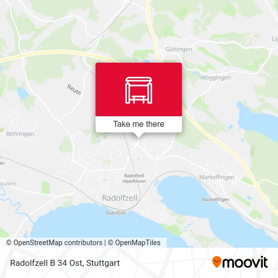 Карта Radolfzell B 34 Ost