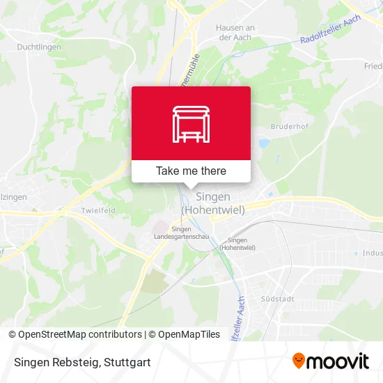 Карта Singen Rebsteig