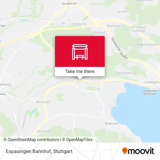 Карта Espasingen Bahnhof