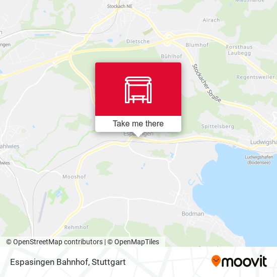 Карта Espasingen Bahnhof