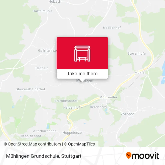 Карта Mühlingen Grundschule