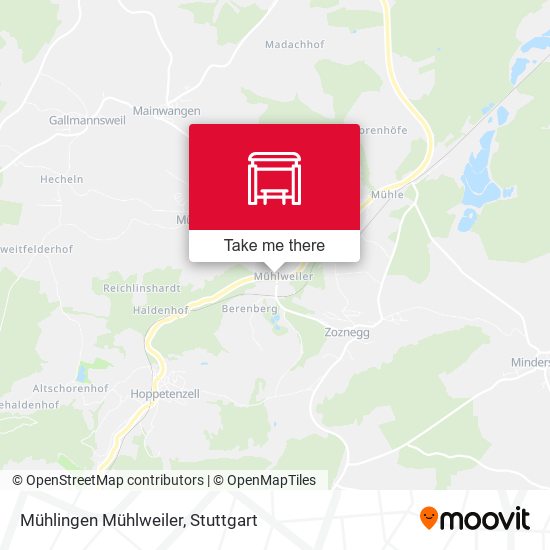 Mühlingen Mühlweiler map