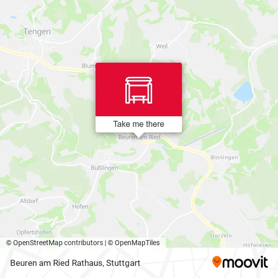 Карта Beuren am Ried Rathaus