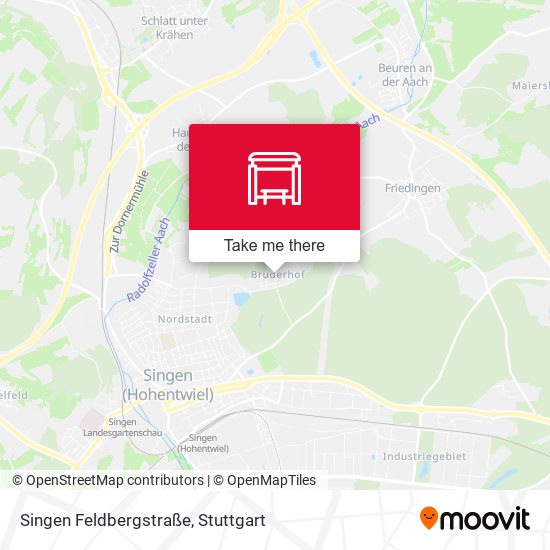 Singen Feldbergstraße map