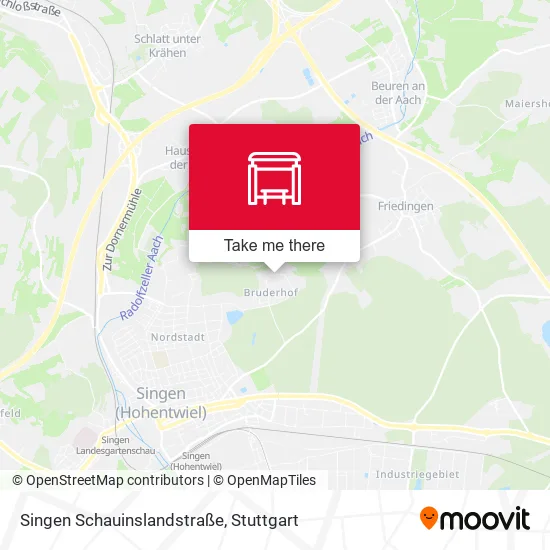 Карта Singen Schauinslandstraße