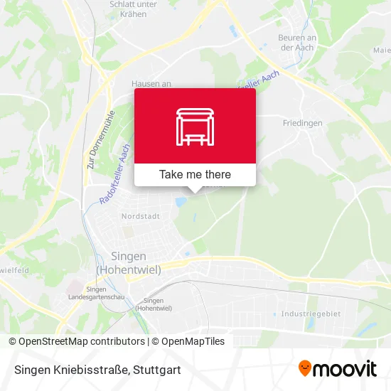 Карта Singen Kniebisstraße