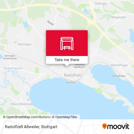Карта Radolfzell Allweiler