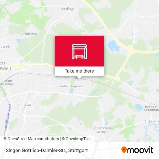 Карта Singen Gottlieb-Daimler-Str.