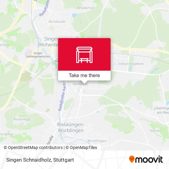 Карта Singen Schnaidholz
