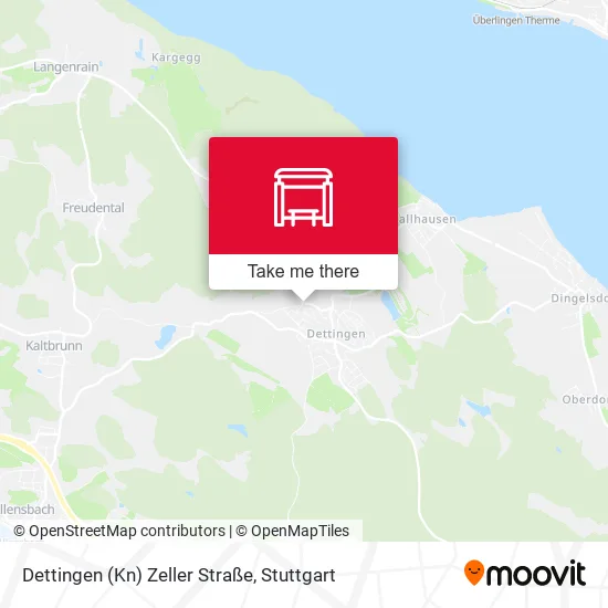 Карта Dettingen (Kn) Zeller Straße
