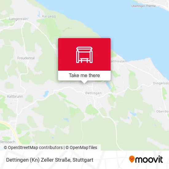 Карта Dettingen (Kn) Zeller Straße