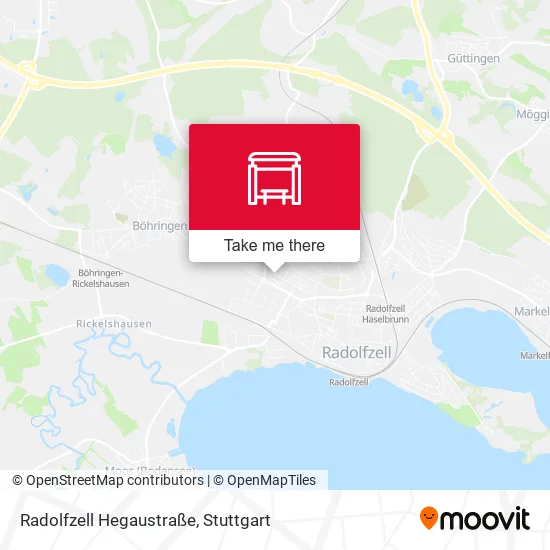 Карта Radolfzell Hegaustraße
