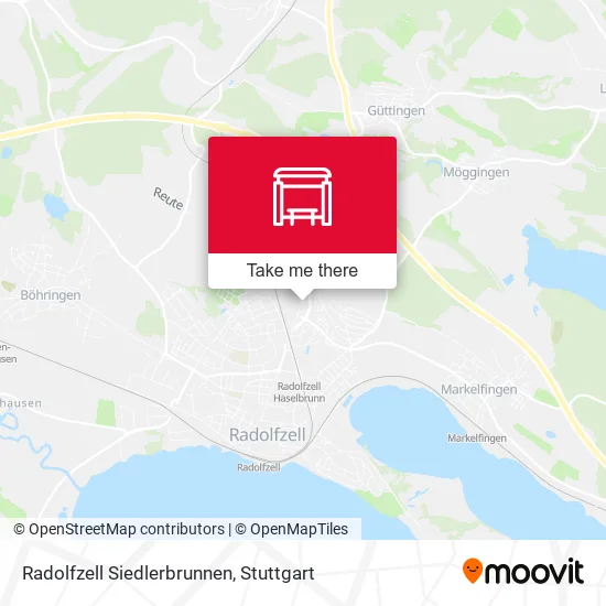 Карта Radolfzell Siedlerbrunnen