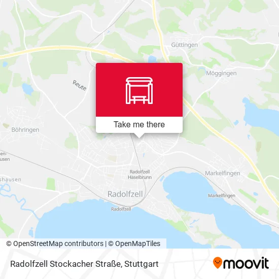 Карта Radolfzell Stockacher Straße