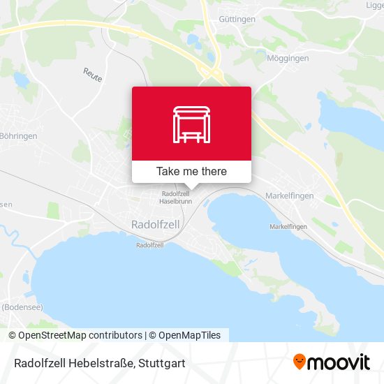 Карта Radolfzell Hebelstraße