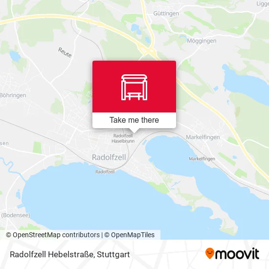Карта Radolfzell Hebelstraße