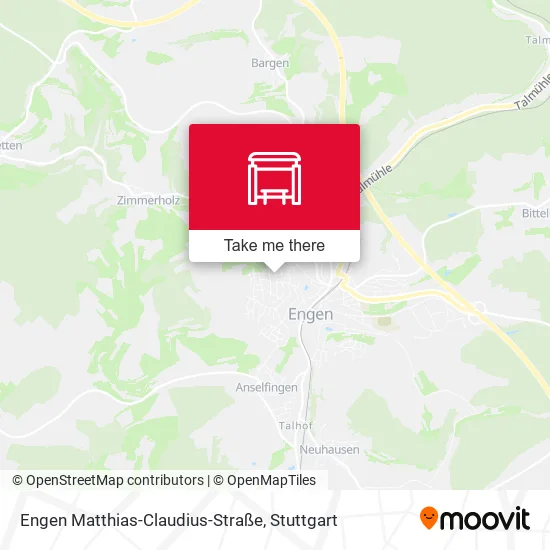 Карта Engen Matthias-Claudius-Straße