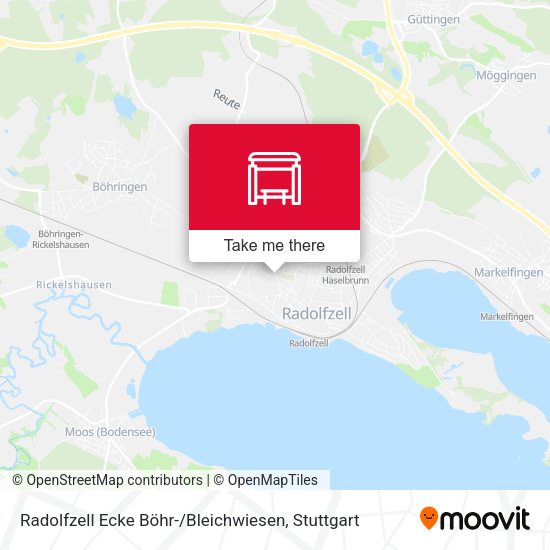 Карта Radolfzell Ecke Böhr- / Bleichwiesen
