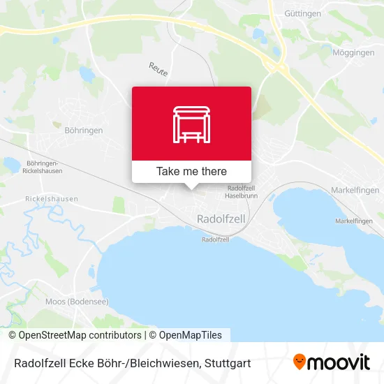 Карта Radolfzell Ecke Böhr- / Bleichwiesen