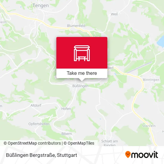 Карта Büßlingen Bergstraße