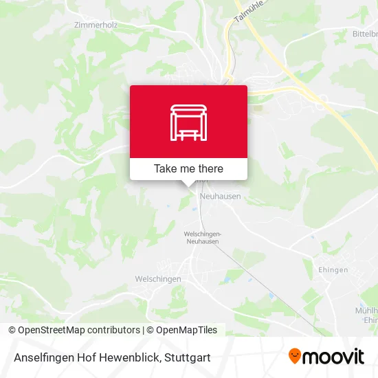 Карта Anselfingen Hof Hewenblick
