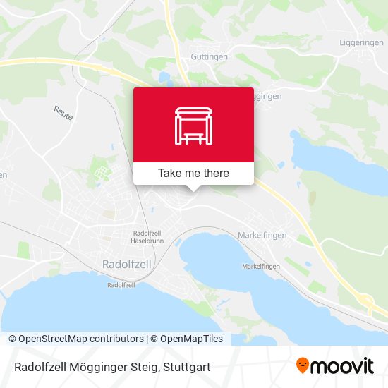 Карта Radolfzell Mögginger Steig