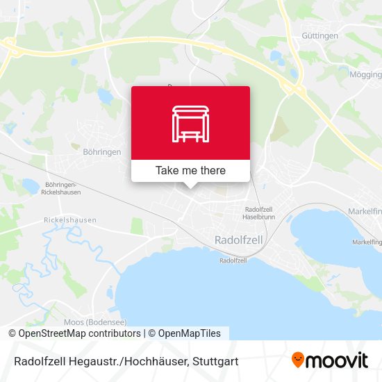 Radolfzell Hegaustr. / Hochhäuser map