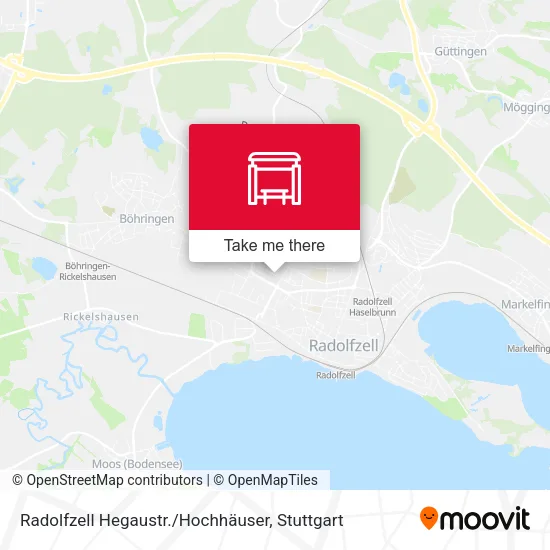Карта Radolfzell Hegaustr. / Hochhäuser