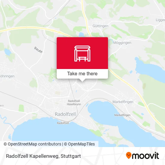 Карта Radolfzell Kapellenweg