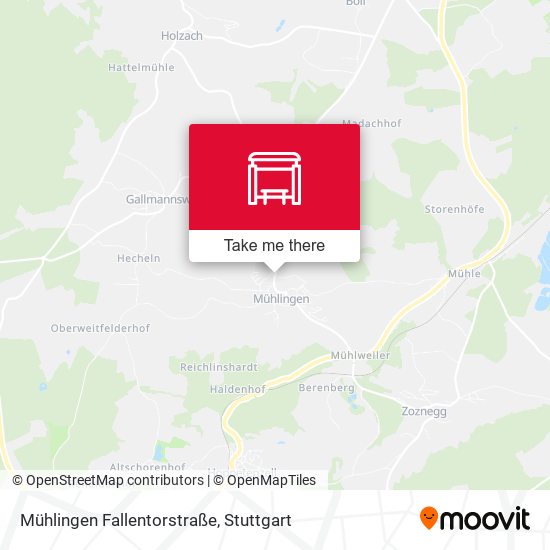 Mühlingen Fallentorstraße map