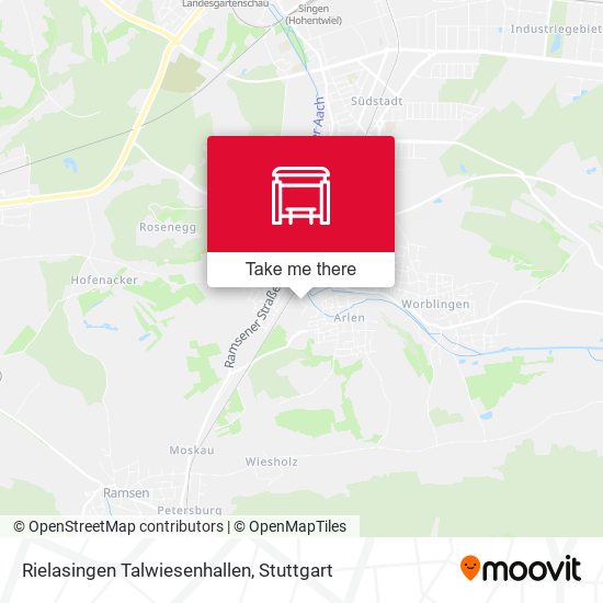 Rielasingen Talwiesenhallen map