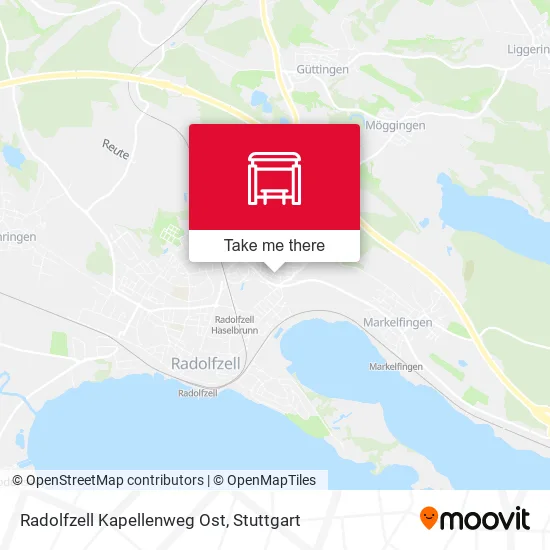Карта Radolfzell Kapellenweg Ost