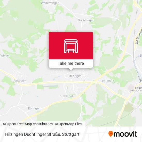 Карта Hilzingen Duchtlinger Straße