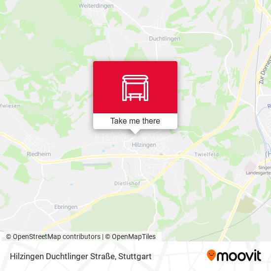 Hilzingen Duchtlinger Straße map