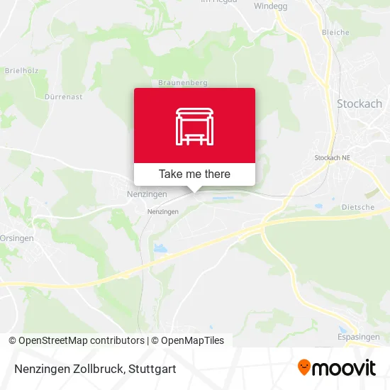 Карта Nenzingen Zollbruck