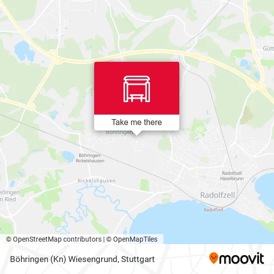 Карта Böhringen (Kn) Wiesengrund