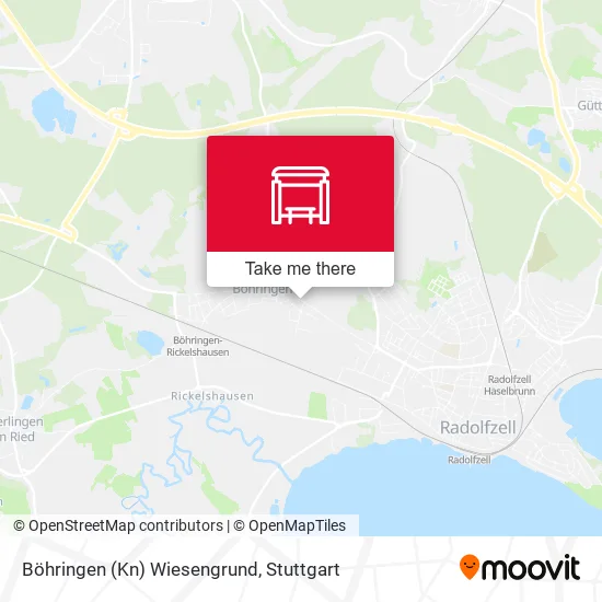 Карта Böhringen (Kn) Wiesengrund